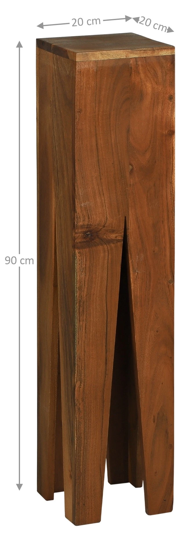 WOMO-DESIGN Dekosäulen 3er Set quadratisch Braun - 32 x 32 x 107 cm - 1er Set - 3-teilig 8 WOMO-DESIGN Dekosäulen 3er Set quadratisch Braun - 32 x 32 x 107 cm - 1er Set - 3-teilig – Bild 6