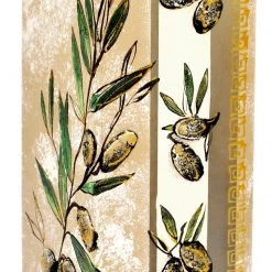 7ART Handbemalte Glasvase - Tischvase aus Glas 30 cm