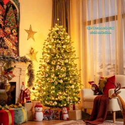 Costway 180cm LED Künstlicher Weihnachtsbaum 11 Costway 180cm LED Künstlicher Weihnachtsbaum -Günstiges Deko Geschäft f16d38b9e746477eb6ee5886834873c5