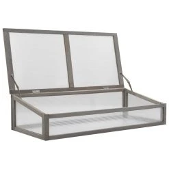 VidaXL Hochbeet - vidaXL Hochbeet mit Gewächshaus 110x54x120 cm Massivholz Tanne -Günstiges Deko Geschäft f299e175652a40749c6fa204db00458c