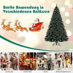 Costway 150cm künstlicher Weihnachtsbaum -Günstiges Deko Geschäft f3ae32f4a2c742f488002e8ff54e130b