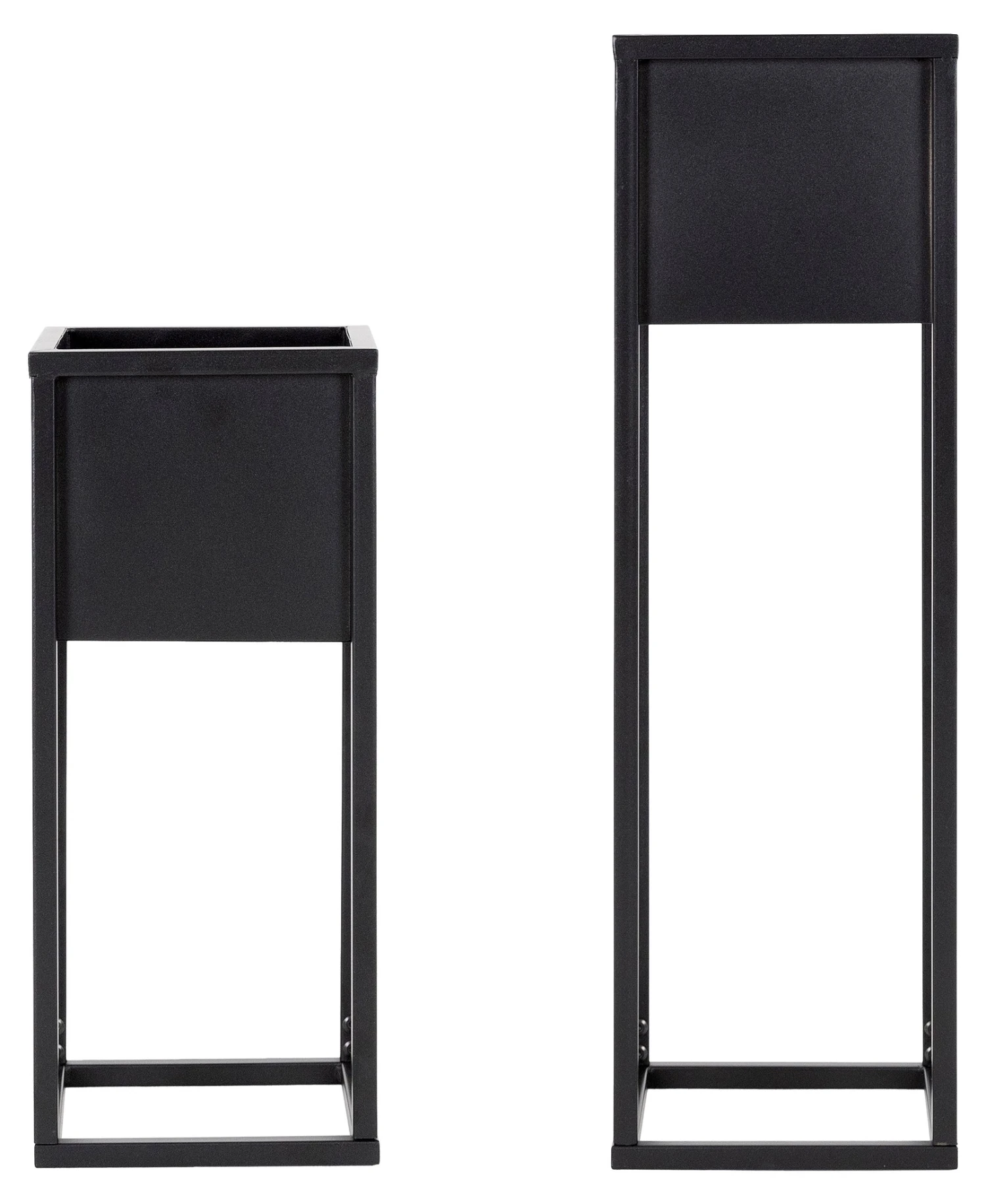 ML-Design 2er Set Blumenständer, schwarz - 21 x 21 cm 5 ML-Design 2er Set Blumenständer, schwarz - 21 x 21 cm – Bild 3