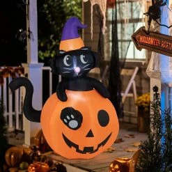 Costway 150 cm Aufblasbarer Halloween-Kürbis 9 Costway 150 cm Aufblasbarer Halloween-Kürbis -Günstiges Deko Geschäft f3f8f878053d446b98b6e21cff287a99
