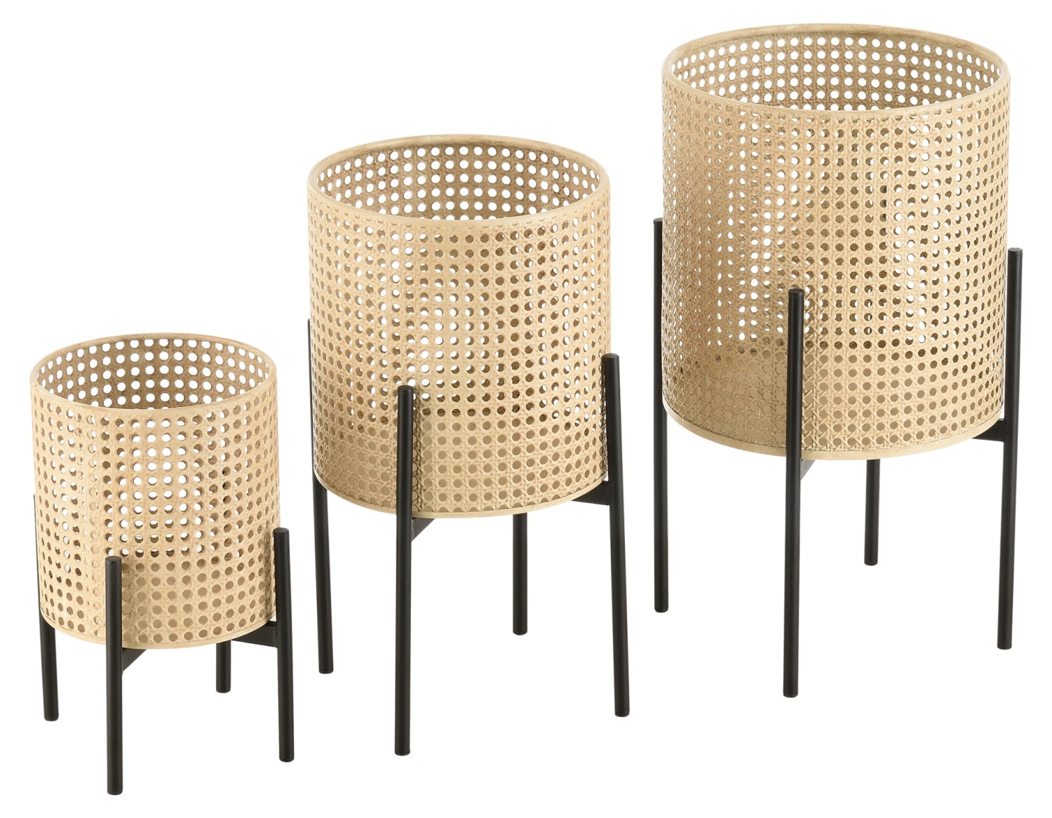 En.casa Pflanzständer Walhain 3er Set 3 En.casa Pflanzständer Walhain 3er Set