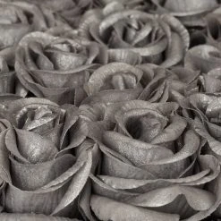 Relaxdays Schwarze Rosenbox mit 18 silbernen Rosen -Günstiges Deko Geschäft f54320fd19634dc7aaf9328782cf05a6