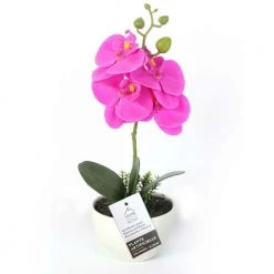 The Home Deco Factory Kunstorchidee im Topf aus Keramik 30 cm -Günstiges Deko Geschäft f59868943a5748c78f17eb7fb36a508c