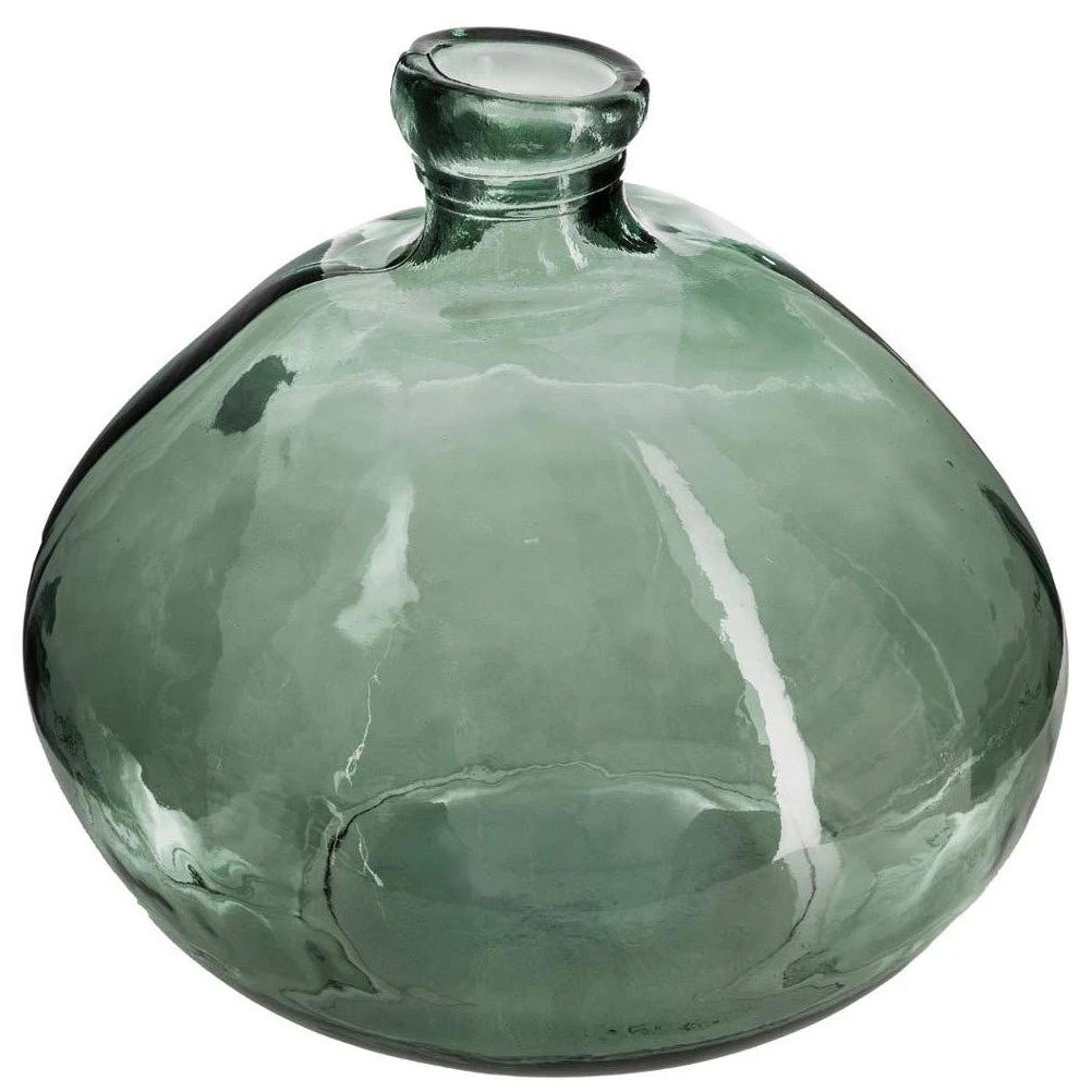 Atmosphera Créateur d'intérieur Deko Vase, Glas, rund, grau, Ø 23 cm 3 Atmosphera Créateur d'intérieur Deko Vase, Glas, rund, grau, Ø 23 cm
