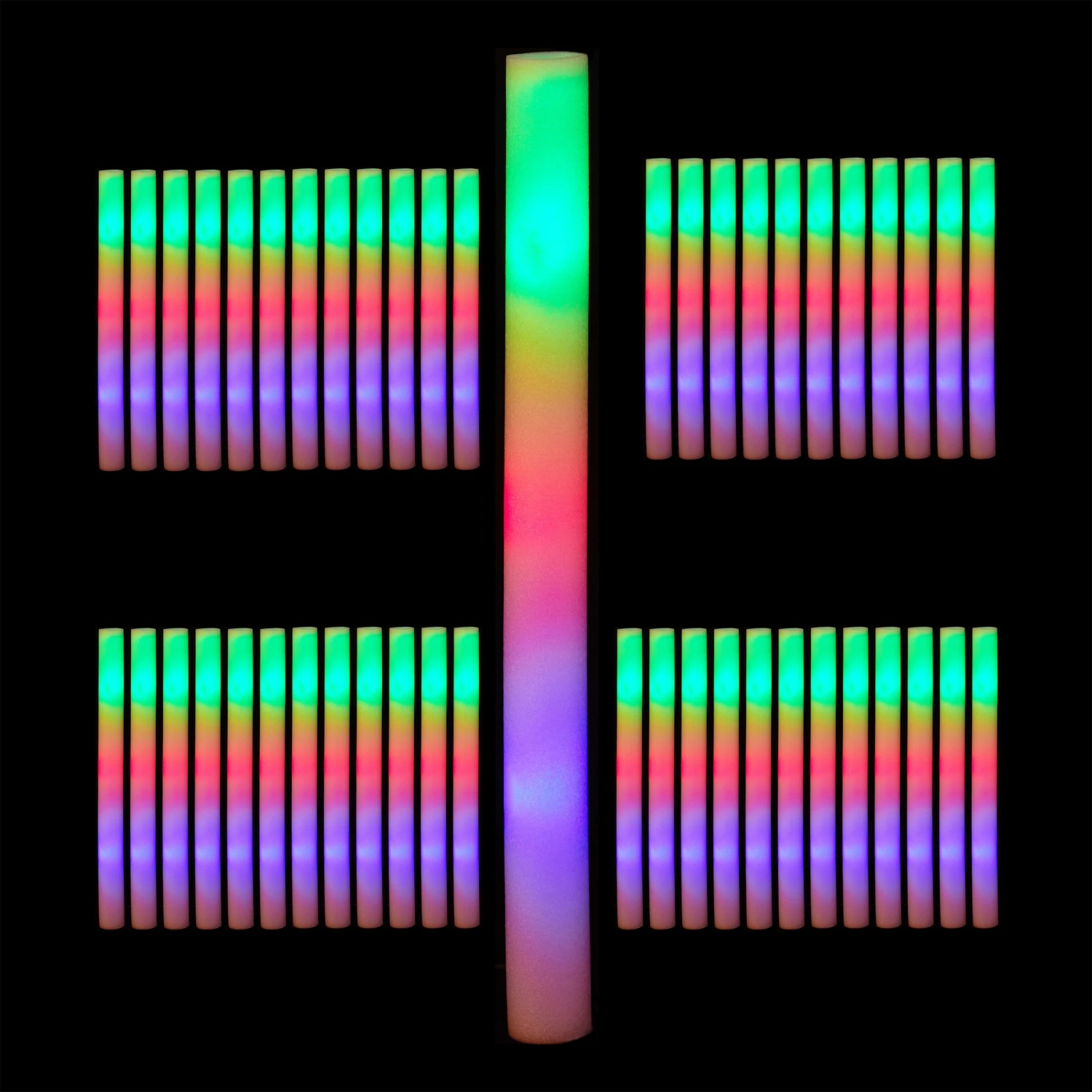 Relaxdays 48 x Leuchtstab LED 3 Relaxdays 48 x Leuchtstab LED