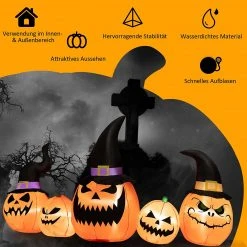Costway Kürbisfamilie Halloween -Günstiges Deko Geschäft f7bb3f3a80514bc38fd3cb005b38619f