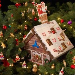Krebs Glas Lauscha Adventskalender Haus zum Selberbauen mit -Günstiges Deko Geschäft f84b35720e18491c85109fa6cfa44580