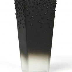 7ART Handbemalte Glasvase - Tischvase aus Glas 25 cm