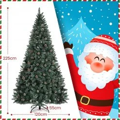 Costway 225cm künstlicher Weihnachtsbaum -Günstiges Deko Geschäft fd0ff39fcf914a6dbcddc12aba610fbd