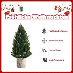 Costway 47cm Künstlicher Weihnachtsbaum 11 Costway 47cm Künstlicher Weihnachtsbaum -Günstiges Deko Geschäft fe07758c30f04548a863c9787572fdbf