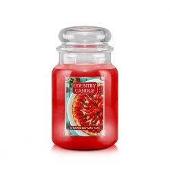 Country Candle Large Jar Strawberry Mint Tart