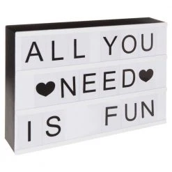 Atmosphera Créateur d'intérieur Niedlicher LED-Leuchtrahmen CINEMA