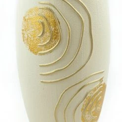 7ART Handbemalte Glasvase - Tischvase aus Glas 30 cm