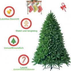 Costway 150cm Künstlicher Weihnachtsbaum -Günstiges Deko Geschäft fff1f6d3b2a2480aa0f38c298a9a9651