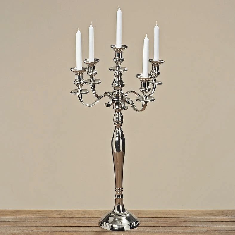 Jack & Alice Kerzenständer Victoria I - Aluminium - Silber 4 Jack & Alice Kerzenständer Victoria I - Aluminium - Silber – Bild 2