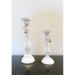 My Flair Kerzenständer Senden - Höhe: 37 cm -Günstiges Deko Geschäft kerzenstaender senden weiss grau 37 cm 3124569