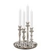 Boltze Kerzenständer Zeus (5-teilig) - Aluminium - Silber -Günstiges Deko Geschäft kerzenstaender zeus 5 teilig aluminium silber 4797448