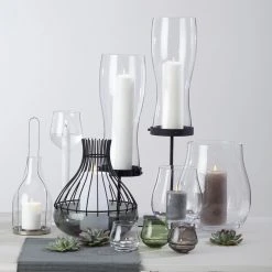 Leonardo Windlicht Giardino (mit Aufsatz) - Glas / Metall – Schwarz - Höhe: 29 cm 11 Leonardo Windlicht Giardino (mit Aufsatz) - Glas / Metall – Schwarz - Höhe: 29 cm -Günstiges Deko Geschäft schwimmleuchter giardino klarglas 3713481
