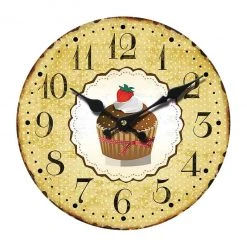 Maison Belfort Wanduhr Muffin - Gelb