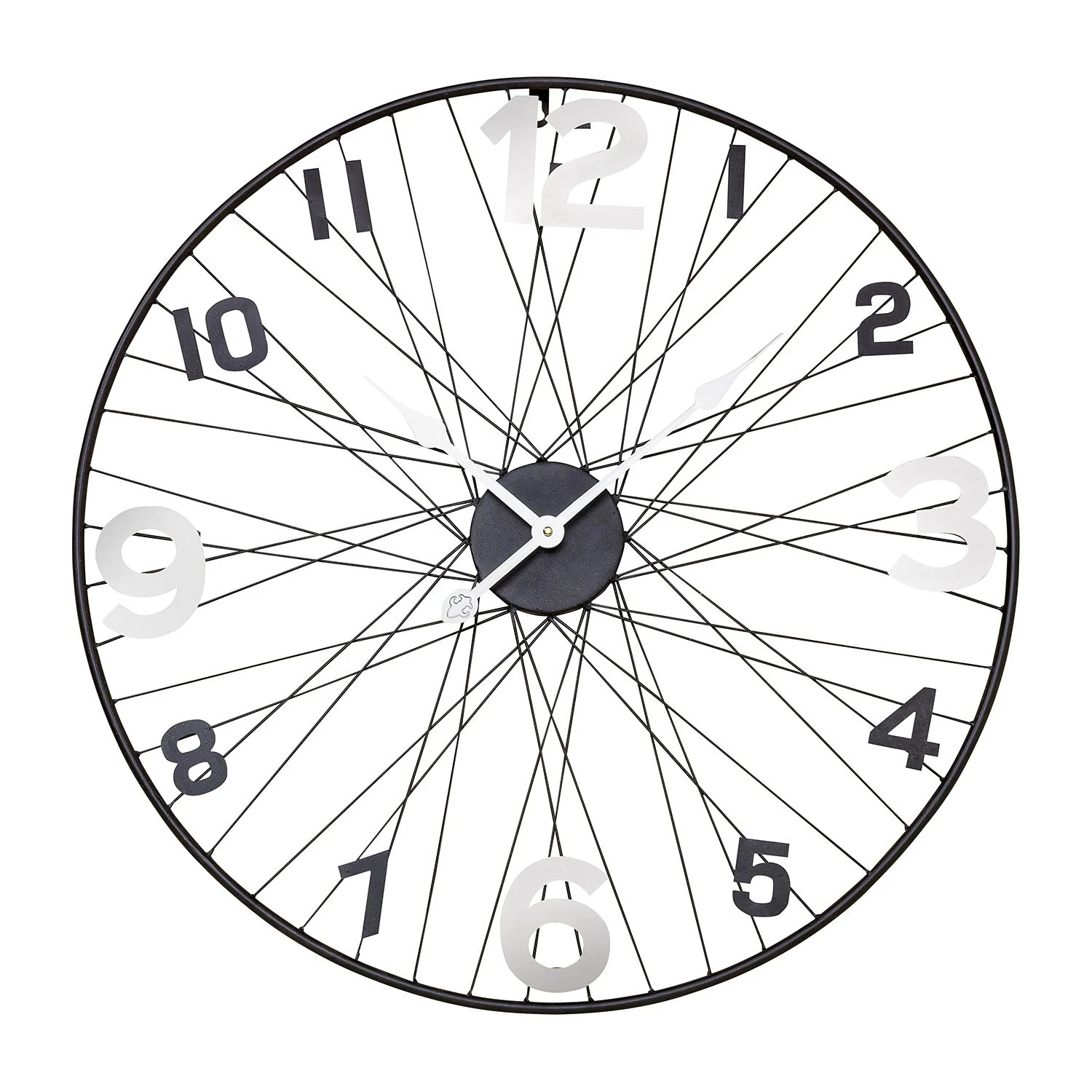 Maison Belfort Wanduhr Temerin - Edelstahl - Schwarz / Grau 3 Maison Belfort Wanduhr Temerin - Edelstahl - Schwarz / Grau