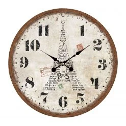 My Flair Wanduhr Windau - Beige / Braun